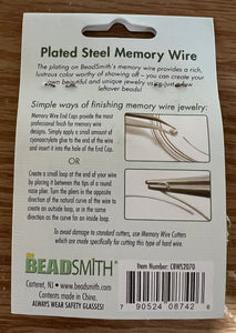 Silver Plated Memory Wire
